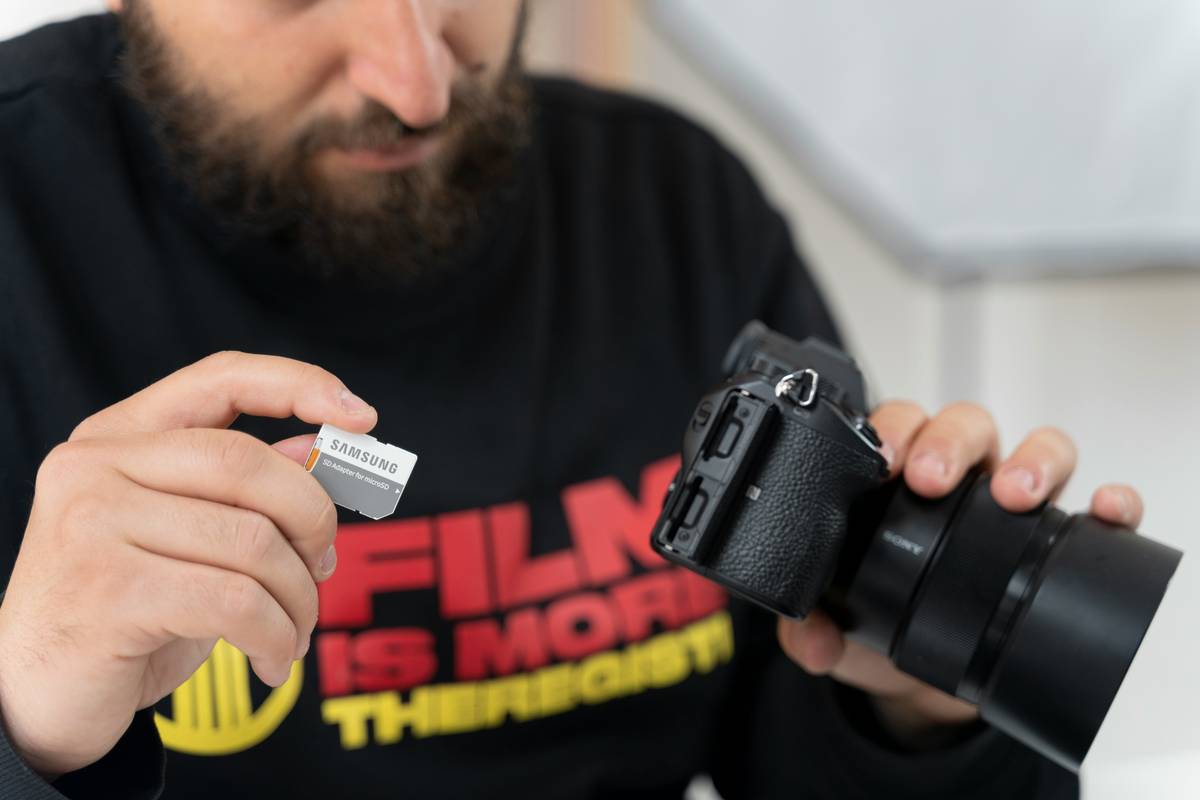 Close-up of a modern beard trimmer with multiple attachments