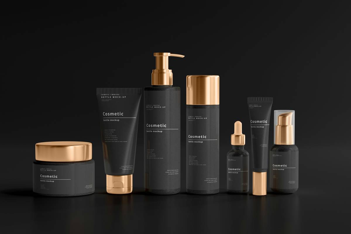 Image showing a high-quality beard conditioning products pack including oil, balm, and brush